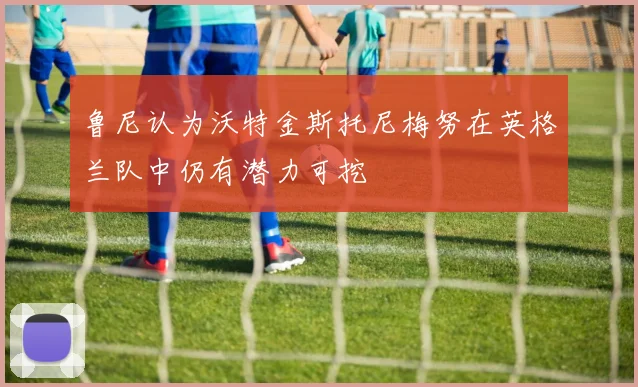 鲁尼认为沃特金斯托尼梅努在英格兰队中仍有潜力可挖